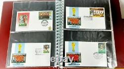 The World Cup Masterfile 4 Albums Stamps, First Day Covers, Coins Mexico'86