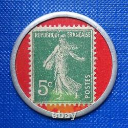 Timbre-Monnaie/Encased Stamp Token Waterman FDC Superb Fresh Rare