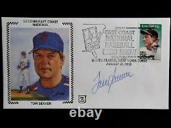 Tom Seaver Beckett Certified Signed First Day Cachet Cover Autographed