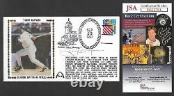 Tony Gwynn JSA Autographed 8th Batting Title Gateway Stamp Envelope Postmark
