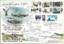 Twenty Three Battle of Britain pilots signed 1965 Battle of Britain FDC Y152
