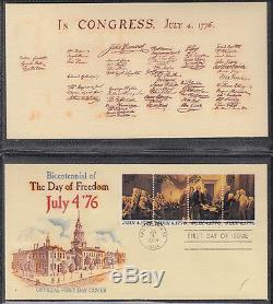 U. S. FIRST DAY COVERS OVER 3,400 UNADDRESSED 1940s TO 2009
