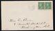 US 597 1c Franklin Coil Pair on Seybold First Day Cover VF SCV $600