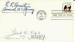 US Army Generals Multi Signed First Day Cover Dated 1975 JG Autographs COA