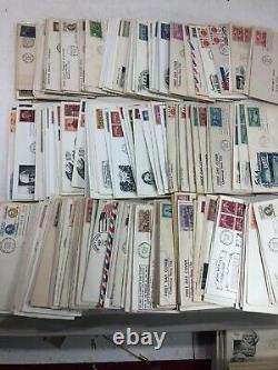 US FDC Lot of over 500 Post envelopes 1930 to 1990 massive collection, don't mis