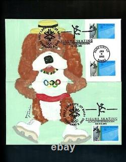 US Postal History Sports Olympics Salt Lake 2002 UT Dual #3552-3555 FDC Set of 8