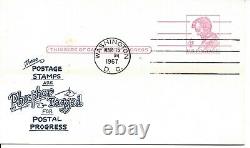 US Scott #UY18a, First Day Cover 3/15/67 Washington Single Postal Congress