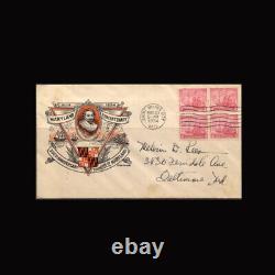 US Stamp Regular Issues Used, VF S#736 blk of 4 on FDC, RF Young cachet