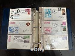 USA First Flight/First Day Cover Collection in Fleetwood Album LOOK