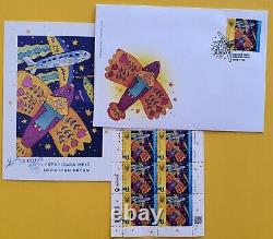 Ukraine Postage Stamps Sheet The Ukrainian Dream U, + Postcard signed+FDC