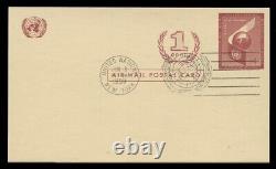United Nations Uxc2 Uncacheted First Day Cover June 8, 1959