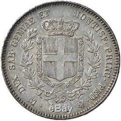 VITTORIO EMANUELE II Re di Sardegna (1849-1861) 1 Lira 1860 M FDC