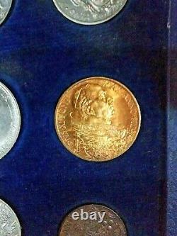 Vaticano serie commemorativa pio XI anno 1929 FDC rara con le 100 lire oro