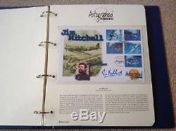 WESTMINSTER AUTOGRAPHED EDITIONS ALBUM of SIGNED GB FIRST DAY COVERS x12