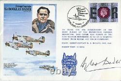 WW2 RAF Battle of Britain ace DOUGLAS BADER signed his own FDC UACC DEALER