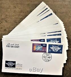 Wholesale 600 (six Hundred) Qatar Aviation First Day Covers Postmarked Icao 1994