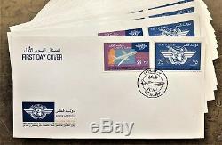 Wholesale 600 (six Hundred) Qatar Aviation First Day Covers Postmarked Icao 1994