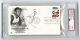 Willie Mays Signed AUTO R Clemente First Day Cover FDC Postmarked 1984 PSA/DNA