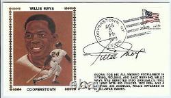 Willie Mays Signed Autographed FDC First Day Cover Cachet 1979 Giants JSA U06542