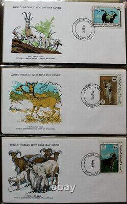 World Wildlife WWF First Day Cover FDC Collection 100+ in HUGE Book